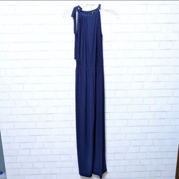 TIANA B. Halter Slinky Wide Leg Jumpsuit S - Picture 3 of 8